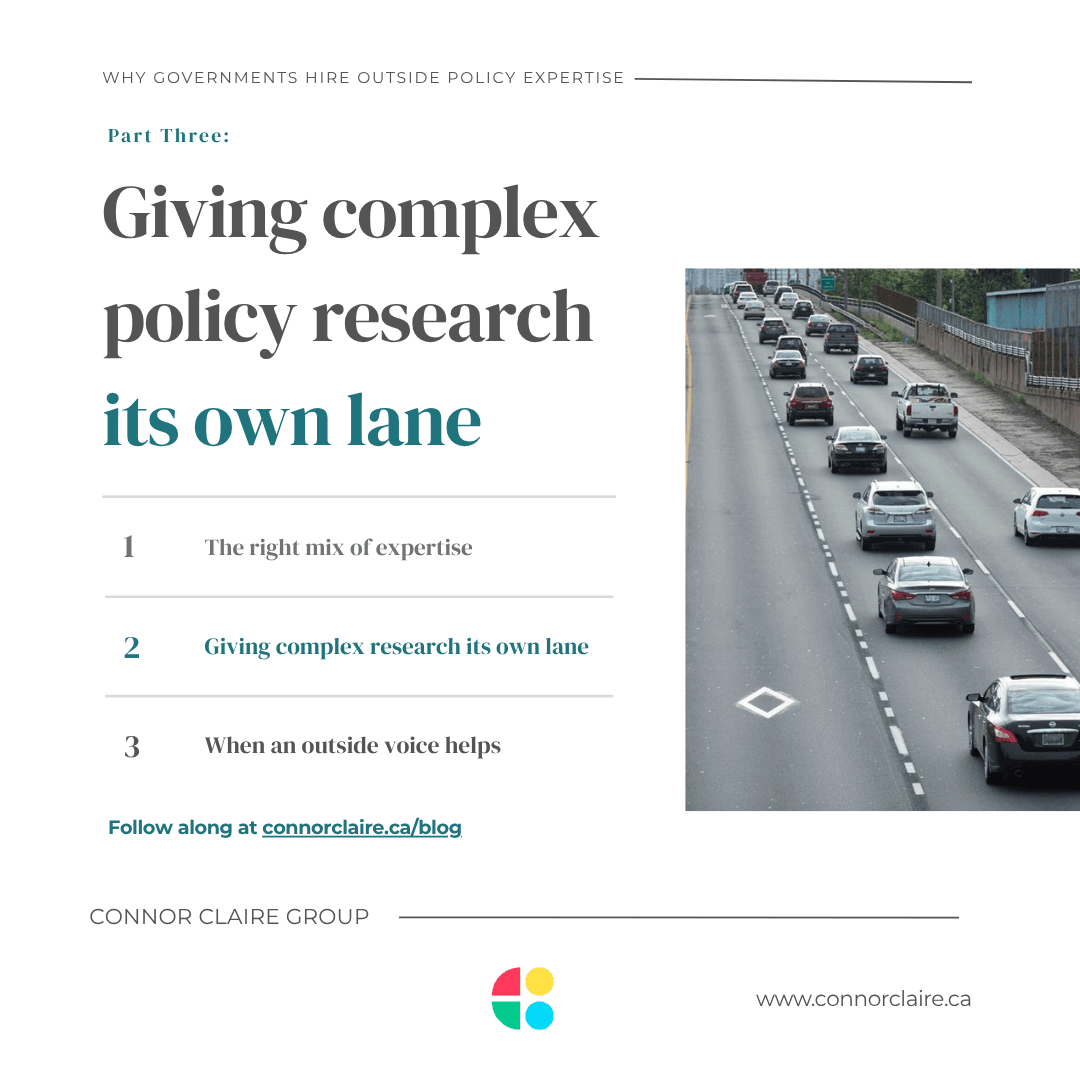 Cover photo showing traffic with and an HOV lane.