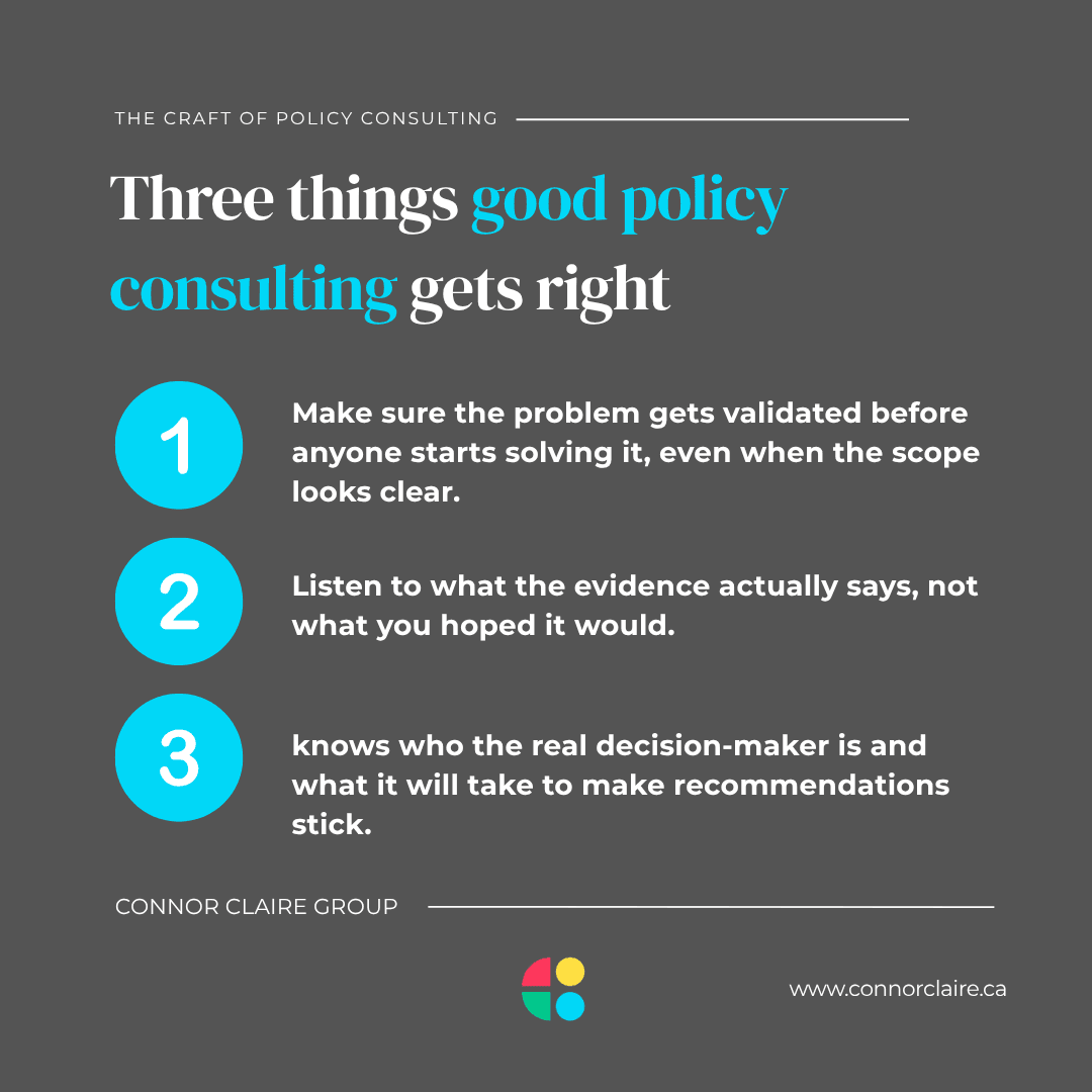 Visual of three key take-aways from series